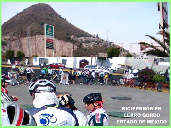 Biciperros en Cerro Gordo EDOMEX, ruta Pirámides de Teotihuacán