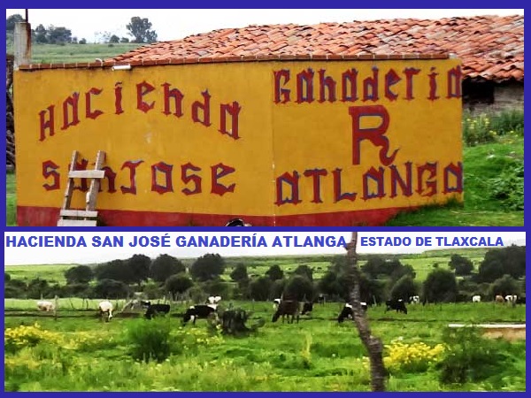 Hacienda Ganadera de San José Atlanga, Estado de Tlaxcala. Cicloturismo México