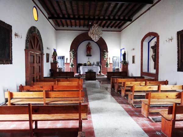 Interior de la Capilla Hacienda La Laguna, Estado de Tlaxcala