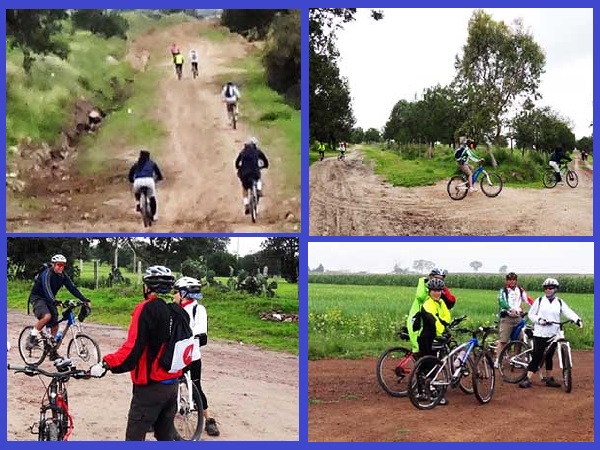 Ruta ciclista MTB de Hacienda Xalostoc a Laguna Atlanga, Estado de Tlaxcala