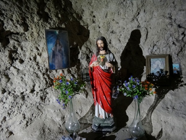 Imágenes en otro de los nichos de los Túneles de la Parroquia de Ntra. Señora de Belén, Real de Asientos Ags