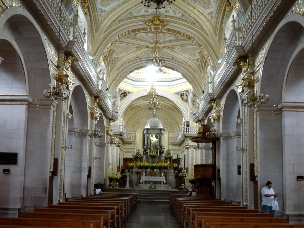 Interior de la Catedral Basílica de Nuestra Señora de la Asunción, Ags.