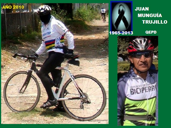 Álbum en homenaje al ciclista Juan Munguía Trujillo 1963-2013