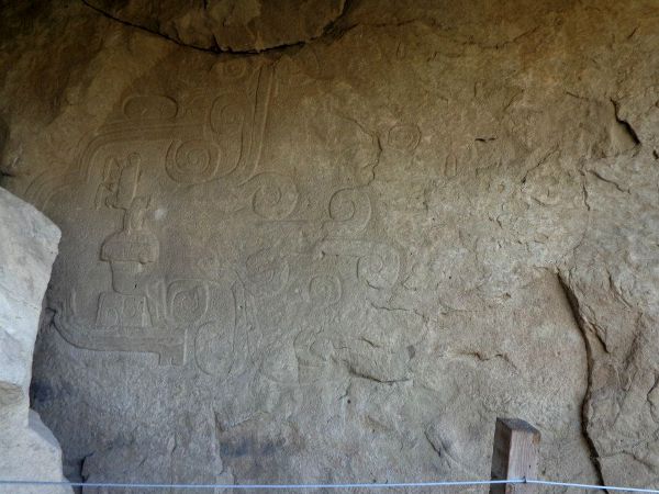 Detalle de uno de los petroglifos, Cerro de Chalcatzingo