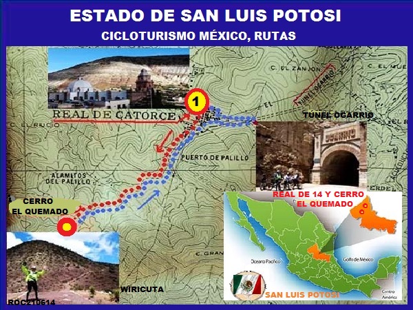 Cicloturismo México, rutas en el Estado de San Luis Potosí