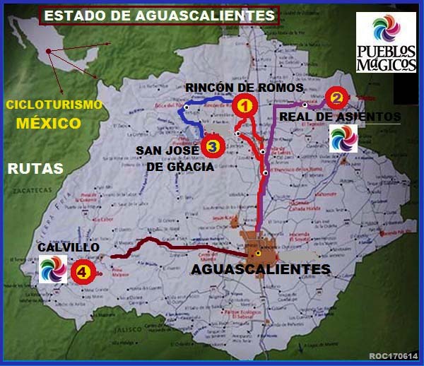 Cicloturismo México: Rutas en el Estado de Aguascalientes