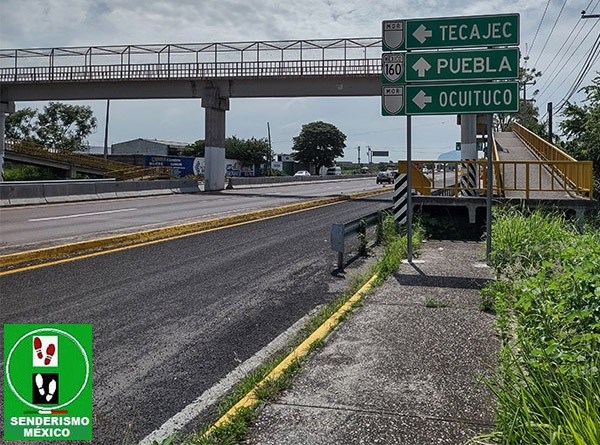 Camino y sendero ruta a los puentes y acueducto del Pueblo de Tecajec, Estado de Morelos