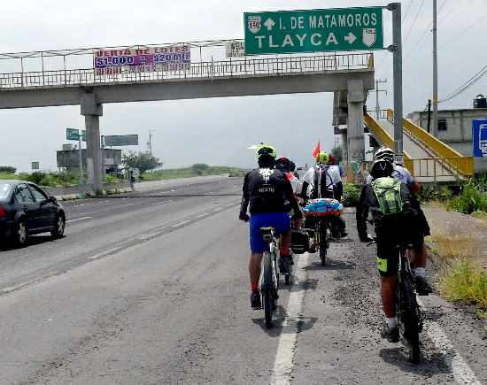 Ruta Chichimeca 2017, rodando de Cuautla a Izúcar, entronque a Tlayca