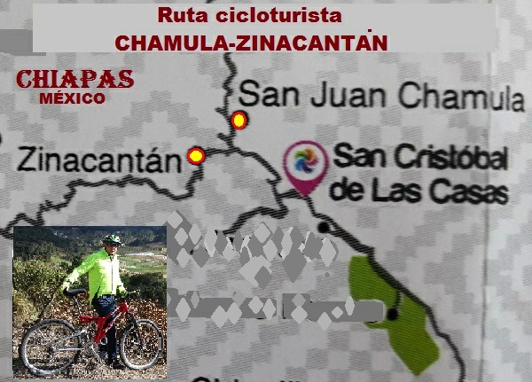 Ruta cicloturista Chamula-Zinacantán, Estado de Chiapas. Cicloturismo 2017