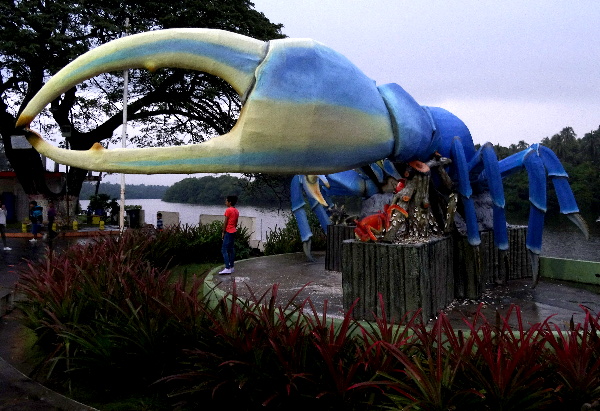 Puerto Ceiba Tabasco, monumento al cangrejo azul, cicloturismo 2018