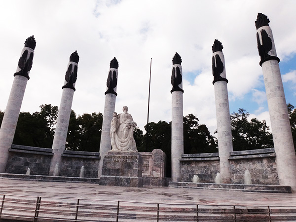 Altar a la Patria (Monumento a los Niños Héroes), Alcaldía Miguel Hidalgo CDMX. Ssenderismo Urbano