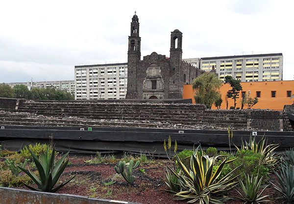 Imágen 1 Plaza de las Tres Culturas, Tlatelolco Alcaldía Cuauhtémoc, Cd, de México, senderismo urbano cultural