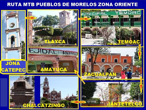 Ciclismo MTB, pueblos de la zona otiente del Estado de Morelos