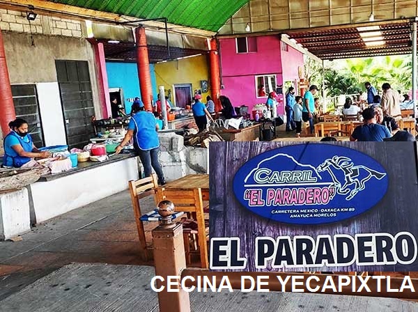 Restaurante de Cecina de Yecapixtla El Paradero. Amauyca Estado de Morelos. Jaripeo y Carreras parejeras 