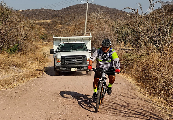 Barredora ciclista MTB rumbo a El Limón, Tepalcingo Morelos