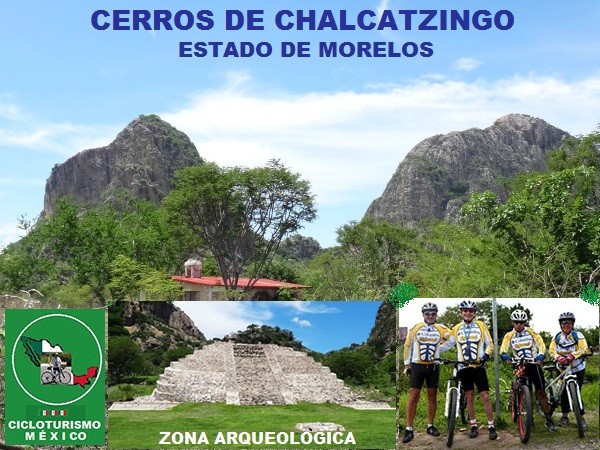 Cerros de Chalcatzingo, Zona Arqueológica. Municipio de Jonacatepec, Estado de Morelos. Cicloturismo México