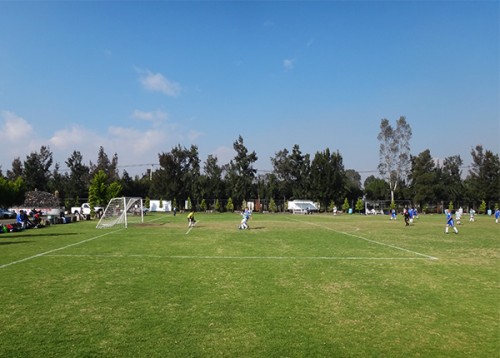Campos de futbol de la Liga de Veteranos Xochimilco AC. Cuemanco