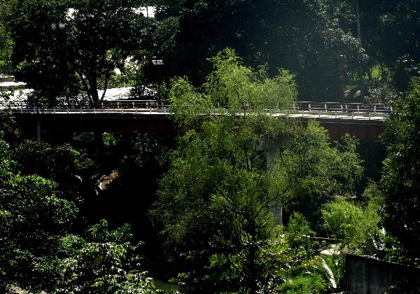 Puente colgante sobre el Río Amatán, Tapijulapa Pueblo Mágico del Estado de Tabasco. 2017