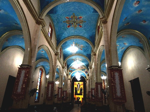 Interior del templo de San Marcos, Paraiso Tabasco 2018
