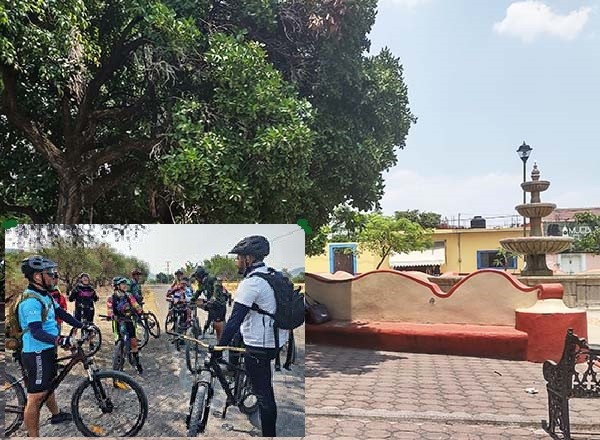 Ciclistas MTB, Grupo FitFat Bikers  en Jonacatepec ruta a Atotonilco Morelos,